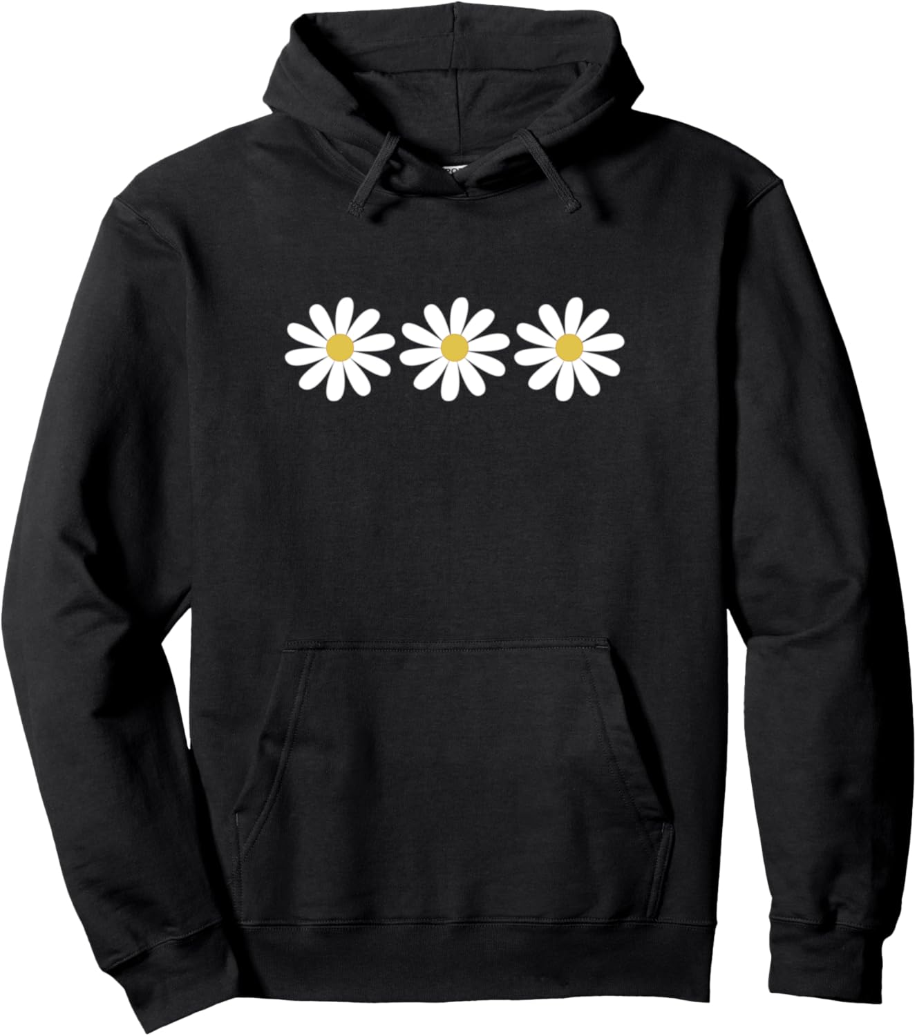 3 Simple but Pretty Daisy Flower Hoodie Pullover Hoodie